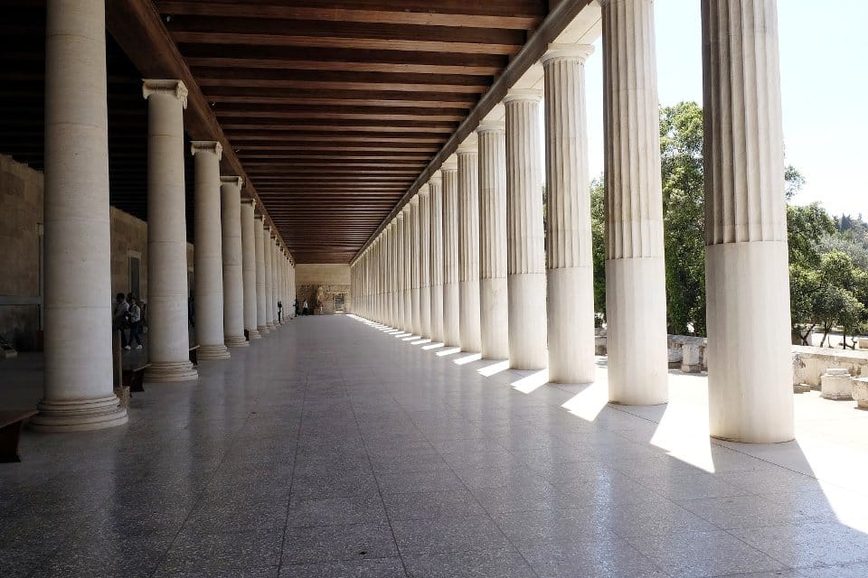 Athens, Greece. Ancient Agora columns Photo: FunSizeBeauty