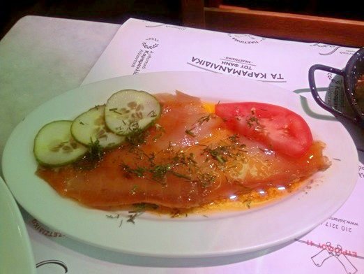 Karamanlidika Athens deli restaurant: the Dinning Experience, fish