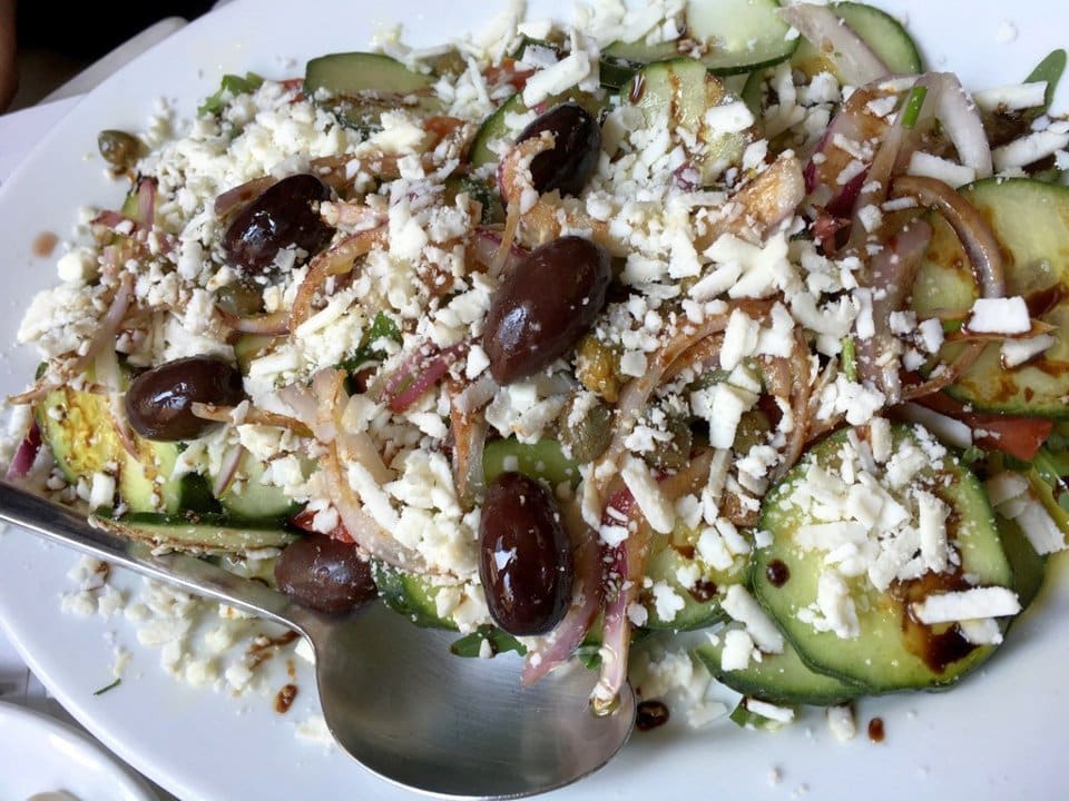 gastronomy in Athens Karamanlidika green-salad-london-unattached