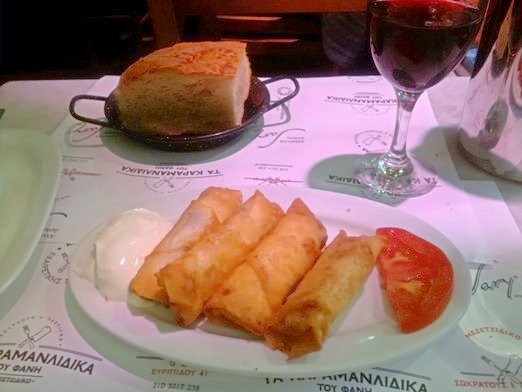 Karamanlidika Athens deli restaurant: the Dinning Experience, pastirma pies