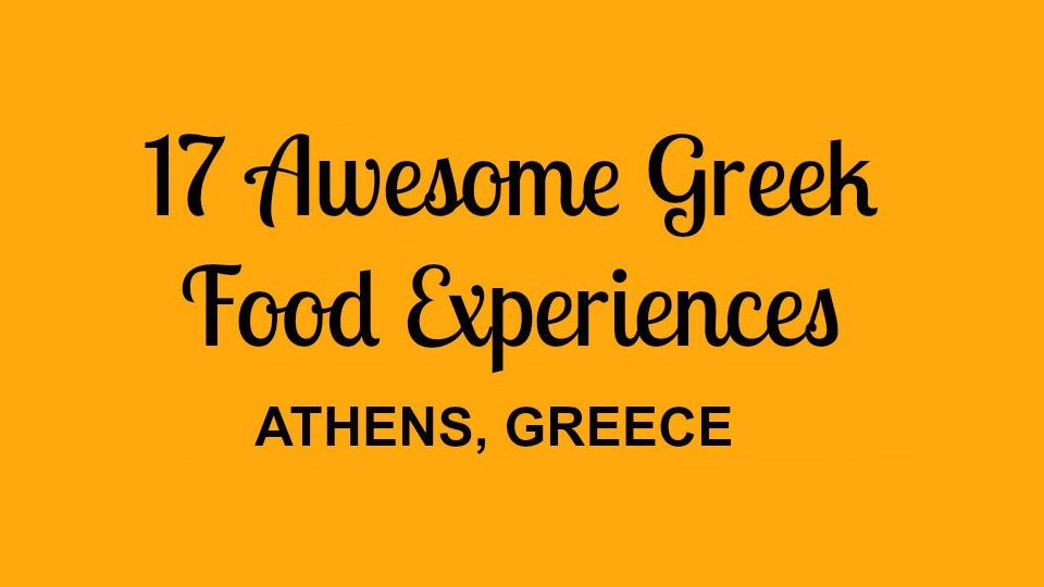 Travel Greece Travel Europe - Awesome Greek Food Experiences in Athens: Karamanlidika